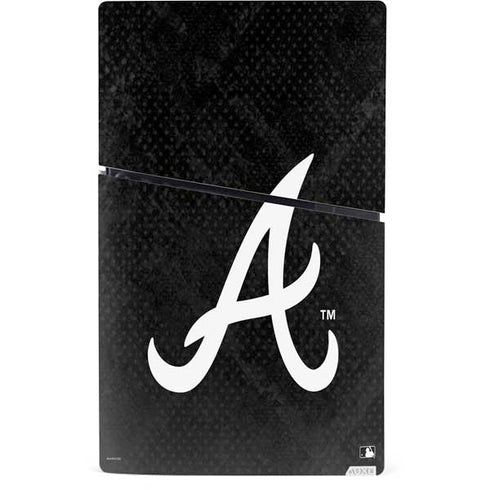 MLB Atlanta Braves Dark Wash PS5 Slim Digital Edition Console Skin