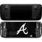 MLB Atlanta Braves Dark Wash Steam Deck Handheld Gaming Computer OLED Skin