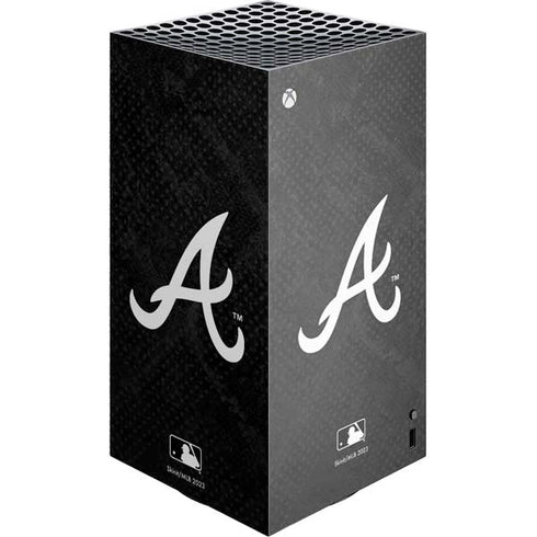 MLB Atlanta Braves Dark Wash XBox Series X Digital Edition Console Skin