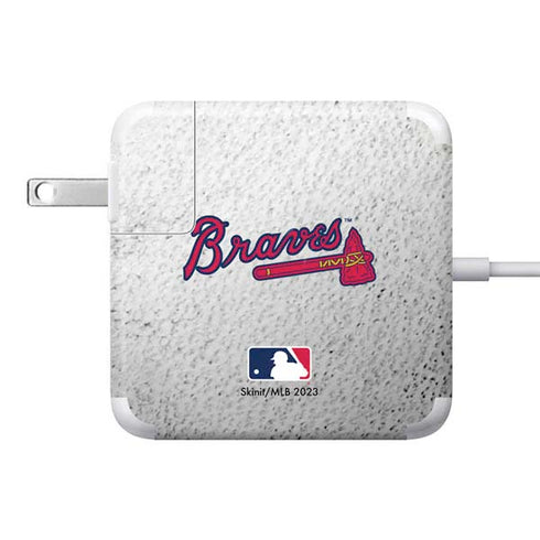 MLB Atlanta Braves Game Ball 85W Power Adapter (15 and 17 inch MacBook Pro Charger) Skin