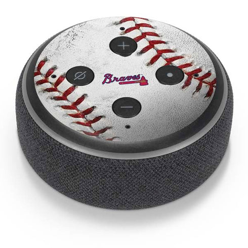 MLB Atlanta Braves Game Ball Amazon Echo Dot Skin