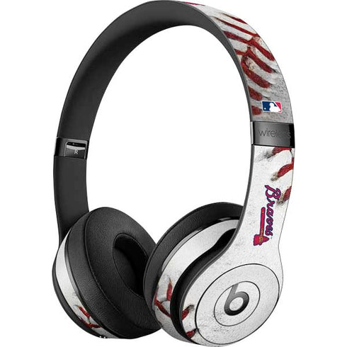 MLB Atlanta Braves Game Ball Beats Solo 3 Wireless Skin