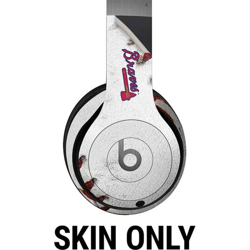 MLB Atlanta Braves Game Ball Beats Solo 4 Wireless Headphones Skin
