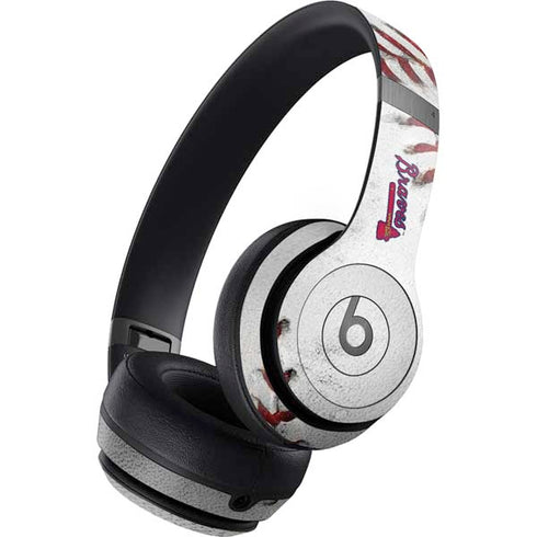 MLB Atlanta Braves Game Ball Beats Solo 4 Wireless Headphones Skin