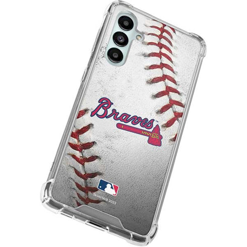 MLB Atlanta Braves Game Ball Galaxy A16 5G Clear Case