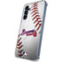 MLB Atlanta Braves Game Ball Galaxy A35 5G Clear Case