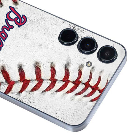 MLB Atlanta Braves Game Ball Galaxy A55 5G Skin