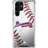 MLB Atlanta Braves Game Ball Galaxy S23 Ultra Clear Case