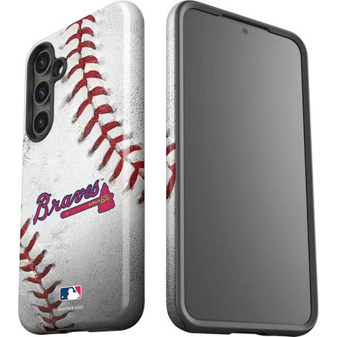 MLB Atlanta Braves Game Ball Galaxy S25 Plus Impact Case