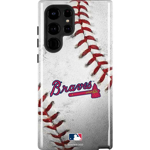 MLB Atlanta Braves Game Ball Galaxy Cases