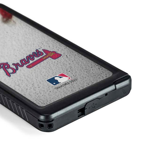 MLB Atlanta Braves Game Ball Galaxy S24 Ultra Waterproof Case