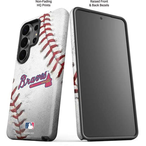 MLB Atlanta Braves Game Ball Galaxy S26 Ultra Impact Case