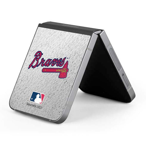 MLB Atlanta Braves Game Ball Galaxy Z Flip6 Skin