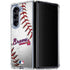 MLB Atlanta Braves Game Ball Galaxy Z Fold5 5G Clear Case