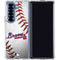 MLB Atlanta Braves Game Ball Galaxy Z Fold7 Clear Case