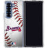 MLB Atlanta Braves Game Ball Galaxy Z Fold7 Clear Case