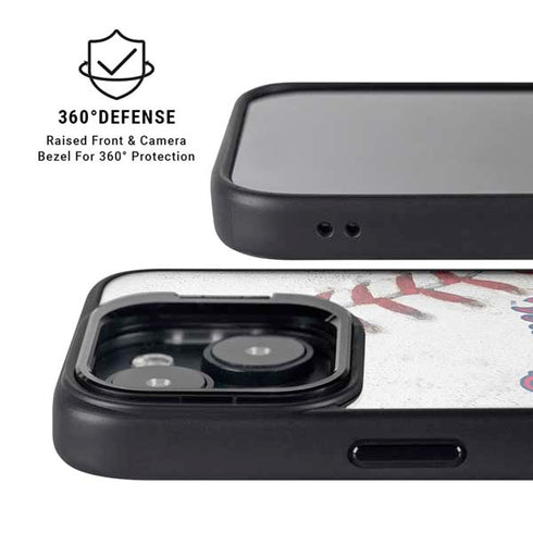 MLB Atlanta Braves Game Ball iPhone 14 Plus Kickstand Case