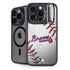 MLB Atlanta Braves Game Ball iPhone 14 Pro Max Kickstand Case