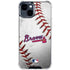 MLB Atlanta Braves Game Ball iPhone 15 Clear Case