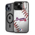 MLB Atlanta Braves Game Ball iPhone 15 Kickstand Case