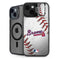 MLB Atlanta Braves Game Ball iPhone 15 Plus Kickstand Case