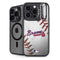 MLB Atlanta Braves Game Ball iPhone 15 Pro Max Kickstand Case