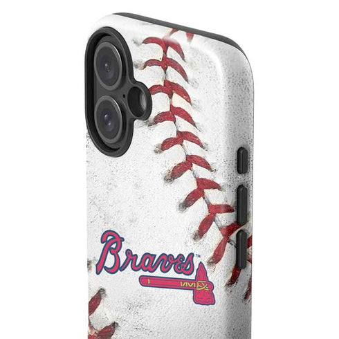 MLB Atlanta Braves Game Ball iPhone 16 Plus Impact Case