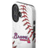 MLB Atlanta Braves Game Ball iPhone 16 Plus Impact Case