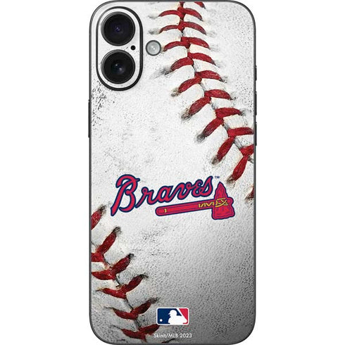 MLB Atlanta Braves Game Ball iPhone 16 Plus Skin