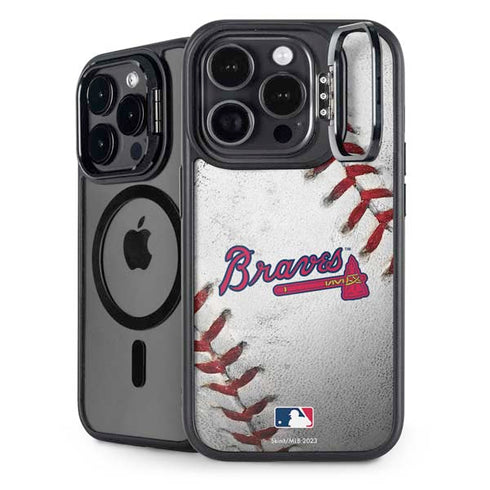 MLB Atlanta Braves Game Ball iPhone 16 Pro Kickstand Case