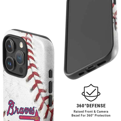 MLB Atlanta Braves Game Ball iPhone 16 Pro Max Magsafe Impact Case