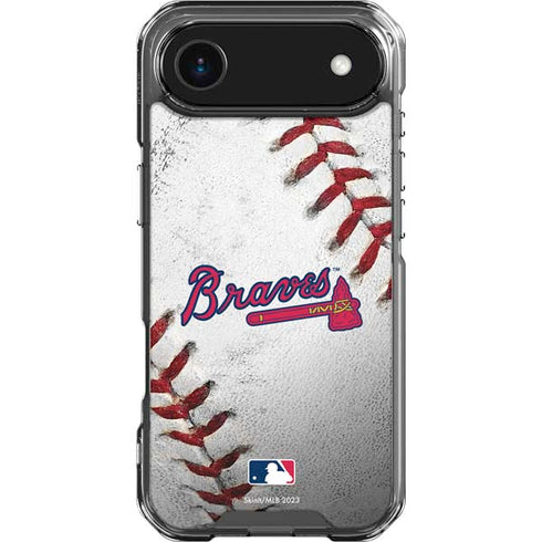 MLB Atlanta Braves Game Ball iPhone 17 Air Clear Case