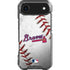 MLB Atlanta Braves Game Ball iPhone 17 Air Clear Case