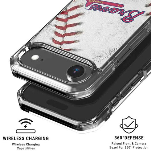 MLB Atlanta Braves Game Ball iPhone 17 Air Clear Case