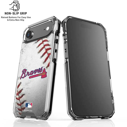 MLB Atlanta Braves Game Ball iPhone 17 Air Clear Case