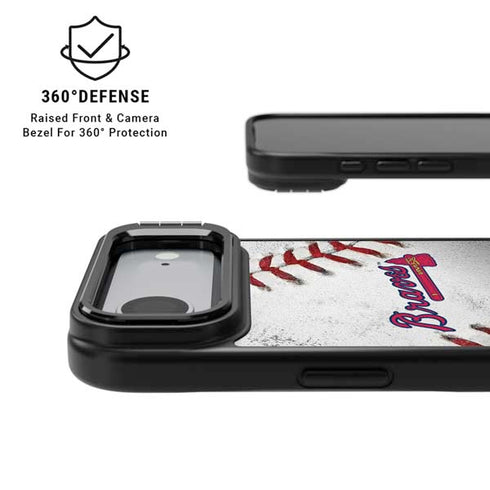 MLB Atlanta Braves Game Ball iPhone 17 Air Kickstand Case