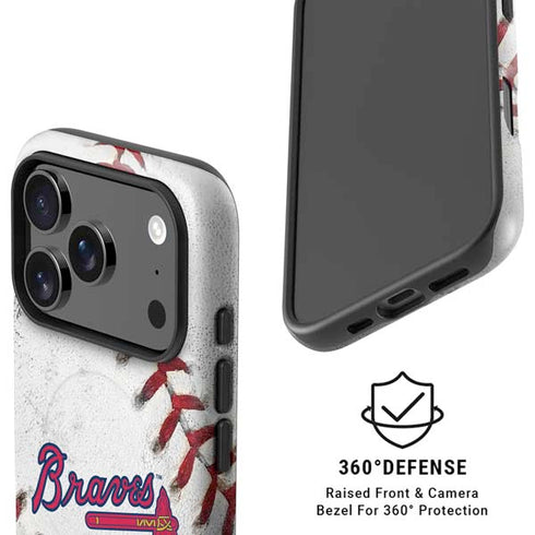 MLB Atlanta Braves Game Ball iPhone 17 Pro Max Magsafe Impact Case