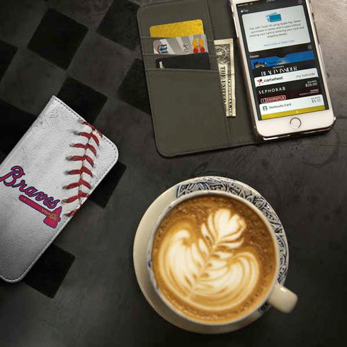 MLB Atlanta Braves Game Ball iPhone SE (2nd & 3rd Gen) Folio Case