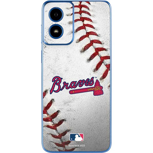MLB Atlanta Braves Game Ball Moto G Play 4G (2024) Skin