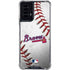 MLB Atlanta Braves Game Ball Moto G Power 5G (2024) Clear Case