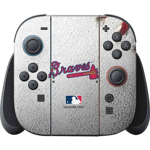 MLB Atlanta Braves Game Ball Nintendo Switch 2 (2025) Joy-Con Controller Skin