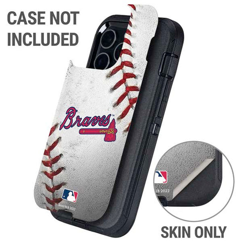 MLB Atlanta Braves Game Ball Otterbox Defender iPhone Skin
