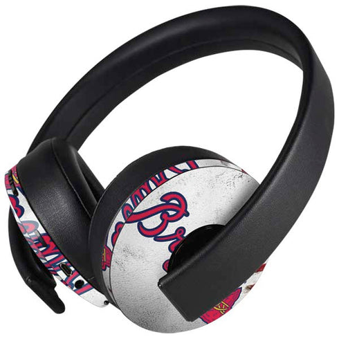 MLB Atlanta Braves Game Ball PlayStation 4 Gold Wireless Headset Skin