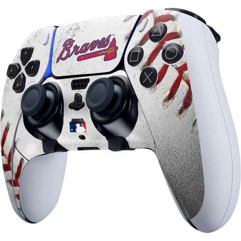 MLB Atlanta Braves Game Ball PS5 DualSense Edge Pro Controller Skin