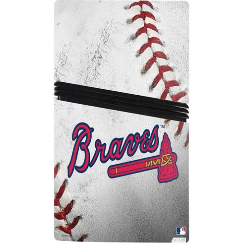 MLB Atlanta Braves Game Ball PS5 Pro Console Skin