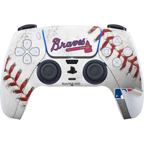 MLB Atlanta Braves Game Ball PS5 Pro Disk Bundle Skin
