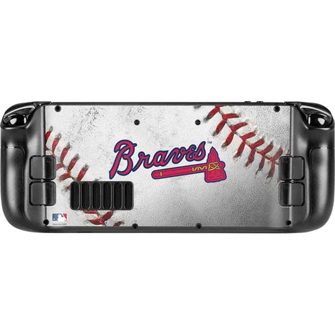 MLB Atlanta Braves Game Ball Steam Deck Handheld Gaming Computer OLED Skin