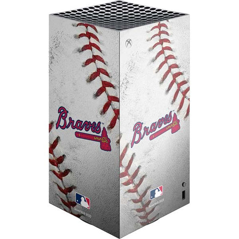 MLB Atlanta Braves Game Ball XBox Series X Digital Edition Console Skin