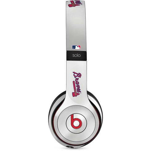 MLB Atlanta Braves Home Jersey Beats Solo 3 Wireless Skin