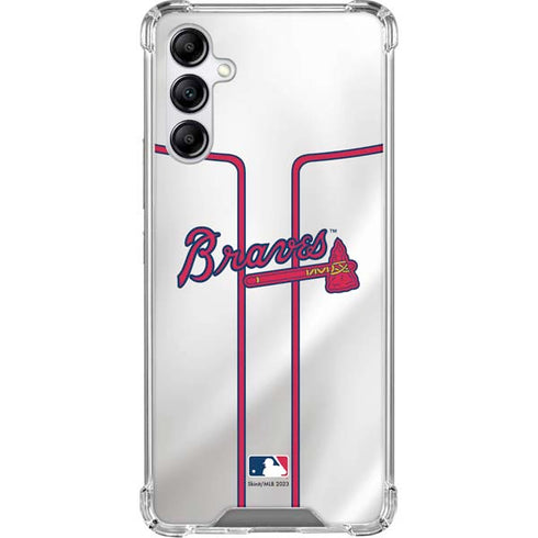 MLB Atlanta Braves Home Jersey Gabb Phone 4 Clear Case